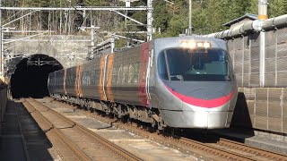 【4K】JR瀬戸大橋線　特急列車しおかぜ8000系電車　木見駅通過