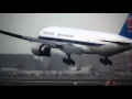 Rainy arrival of a China Southern Cargo Boeing 777