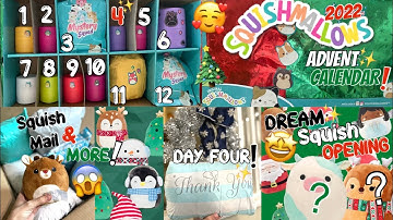 Squishmallows🎄ADVENT😱Calendar DAY 4 Mystery✨SquishMail Package Opening!~VLOGMAS~DREAM🐮12inch COW!