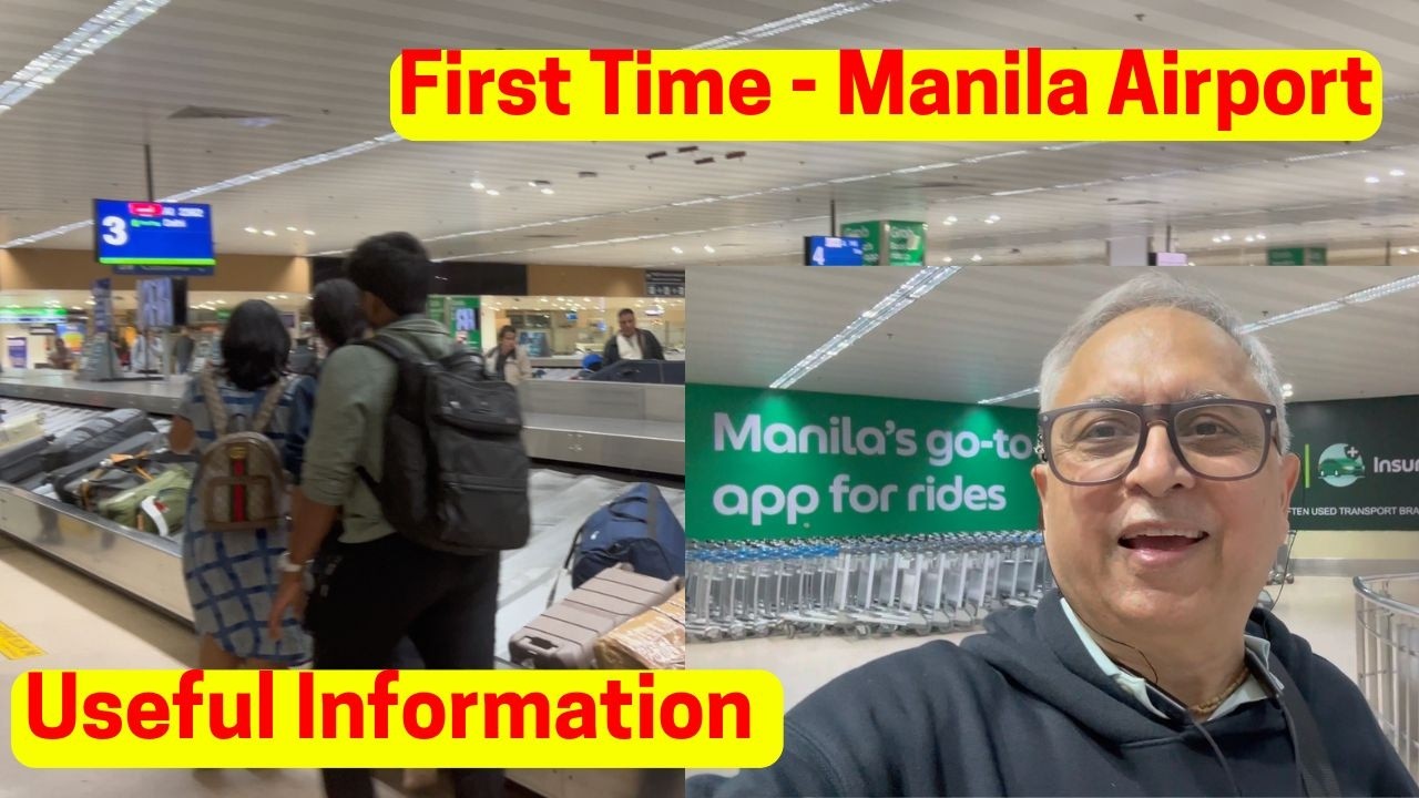 First time at the Manila Airport | Indian in Philippines