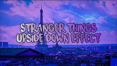 HOLLYWOOD STRANGER THINGS UPSIDE DOWN EFFECT USING WONDERSHARE FILMORA X
