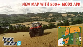 FS 23 NEW MAP WITH 800 MOD APK DOWNLOAD FARMING SIMULATOR 23