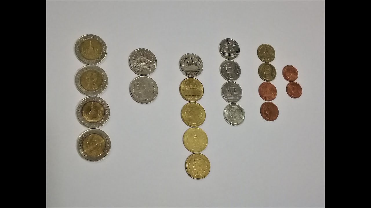 Mẹo nhận biết năm phát hành trên tiền xu baht Thái Lan (บาท) 😀