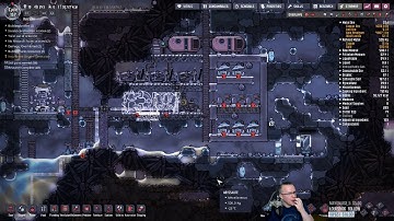 Oxygen Not Included Base Tutorial - Oil Biome, Automated Fish Farm - Twitch Stream Day 4