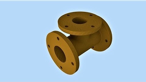 Autodesk Inventor Tutorial || How to make Flange Tee