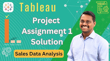 Tableau Project Assignment 1: Solution | Sale Data Analysis | Venkat Reddy AI Classes