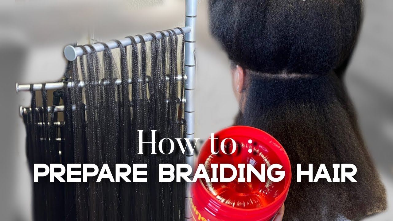 How to prepare braiding hair. Large knotless braids. Best Braiding Hair to Use YouTube