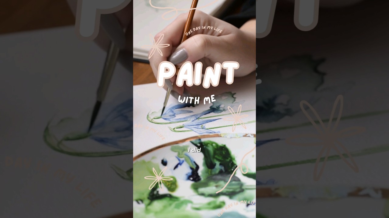 Paint with me some delicate flowers 