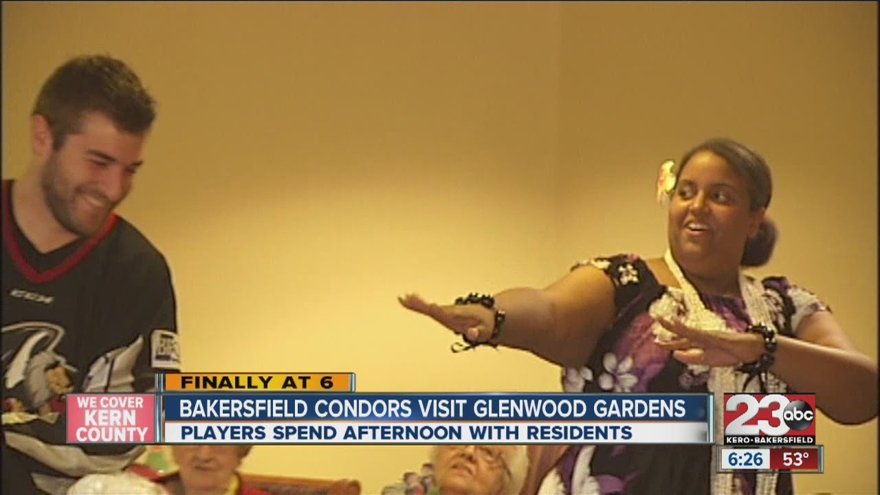 Bakersfield Condors Visit Glenwood Gardens Youtube