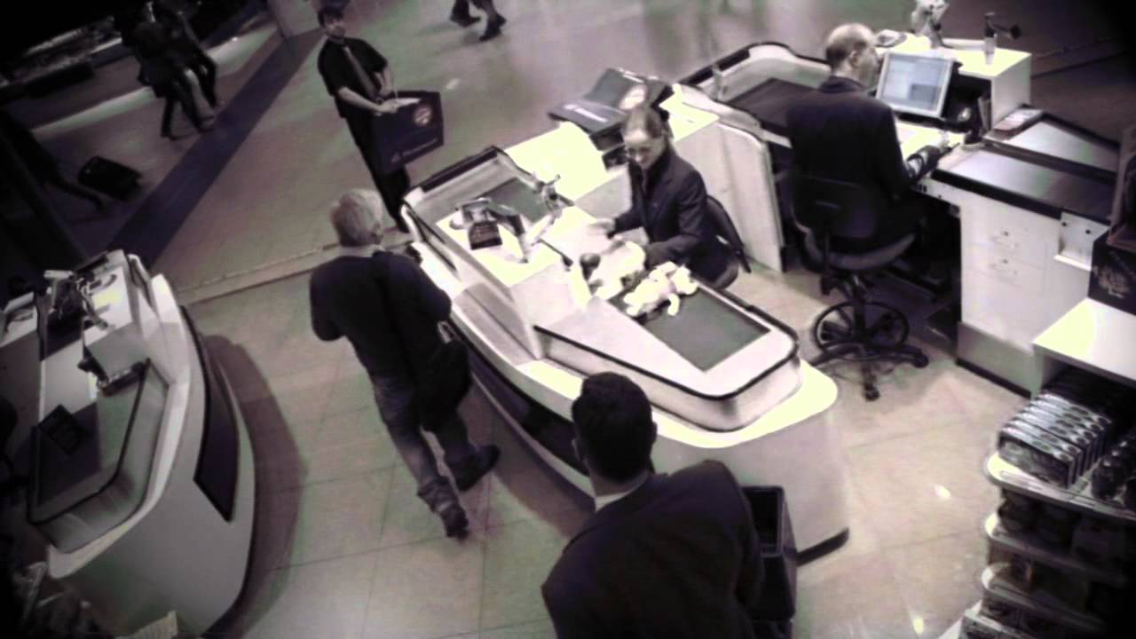 Express checkout assistant at Heinemann Duty Free. - YouTube