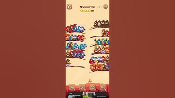 bird sort 2 color puzzle solution niveau 143 #games #gaming #puzzle #puzzlegame #androidgames