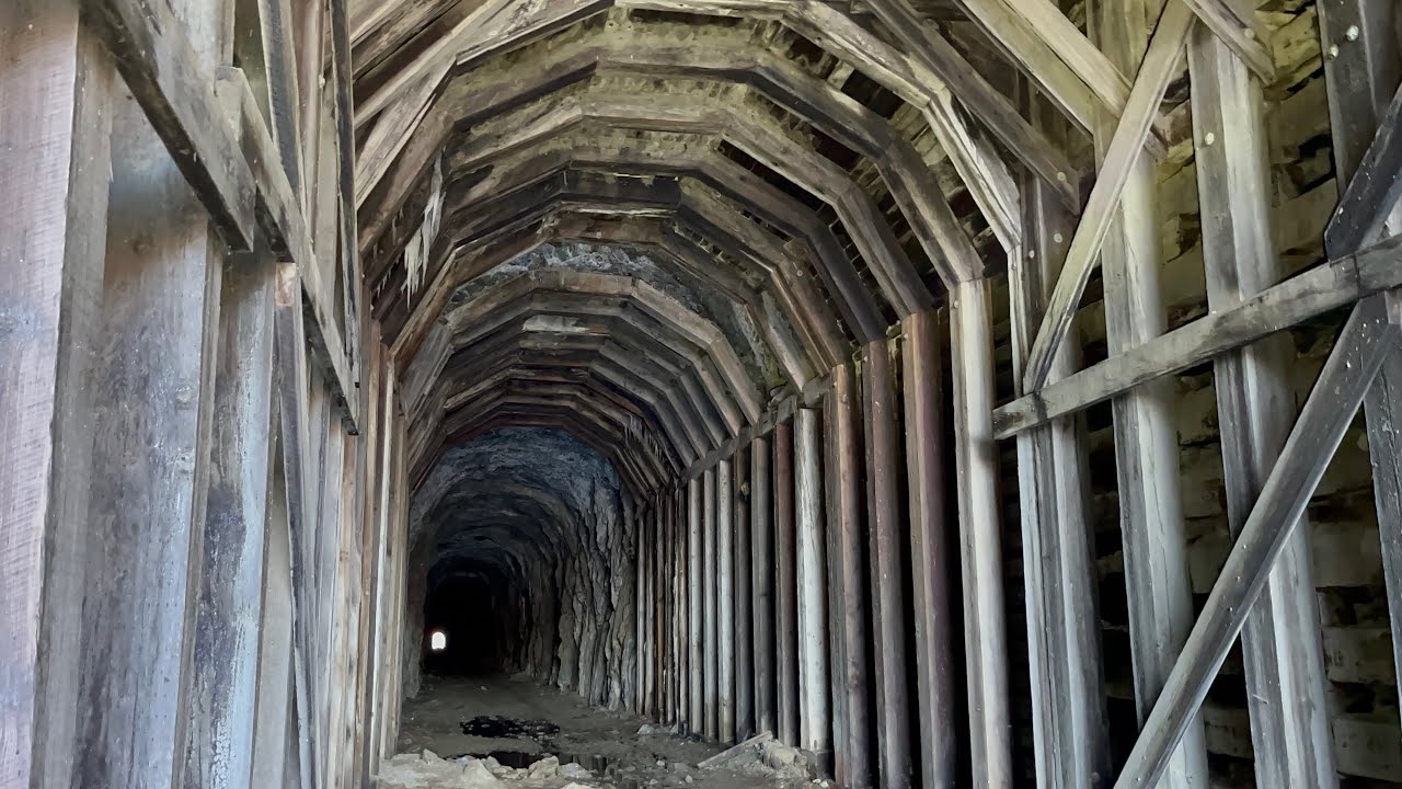 Abandoned railway tunnel! Similkameen railway tunnel and the Enloe Dam.