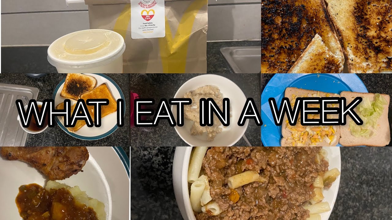 What I eat in a week as a student | NO NOODLES 😂 | WitsUni