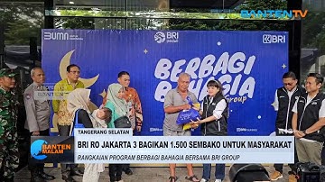 BRI RO JAKARTA 3 BAGIKAN 1.500 SEMBAKO UNTUK MASYARAKAT