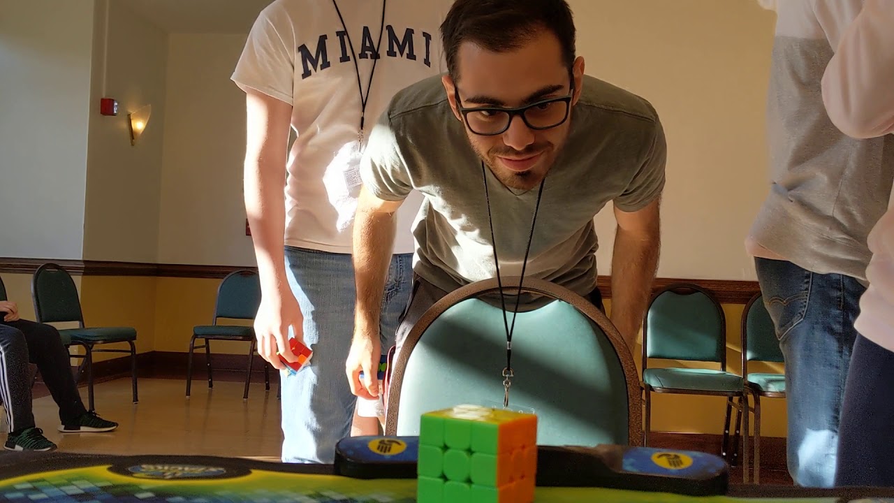 Keaton Ellis - 7.26 Official 3x3: One-handed Solve