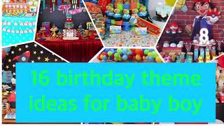 16 Birthday theme party ideas for boy | Birthday party theme ||  birthday party decorations for boy