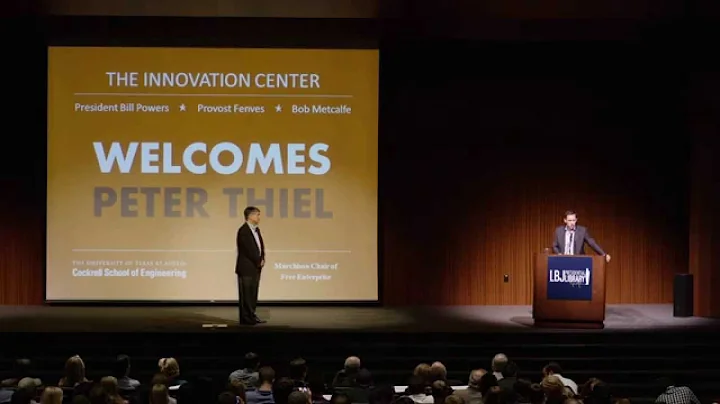 From Zero to One -  Peter Thiel at the Innovation ...