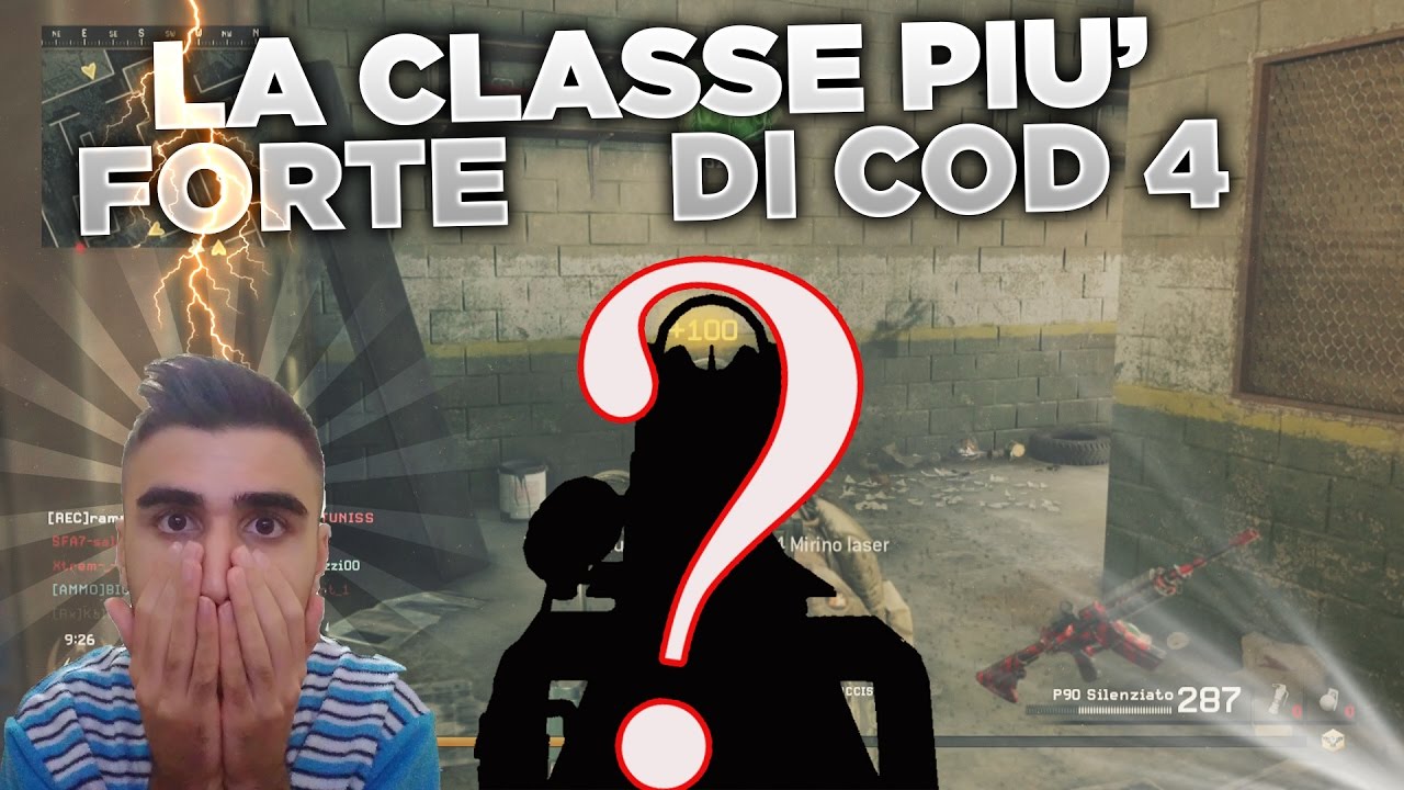 LA CLASSE PIU' FORTE SU COD 4! (SECONDO ME) + SCLERO TOTALE - YouTube