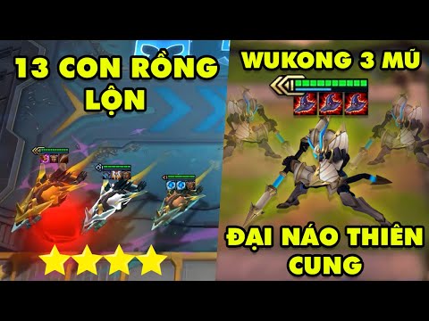 TOP khoảnh khắc điên rồ nhất Đấu Trường Chân Lý #95: 13 con Aurelion Sol, Wukong 3 Mũ xoay chết luôn