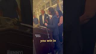 Trump Impersonator Meets Trump Irl