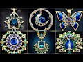 Ai created this incredible realistic ai artgold pendants in sapphire emerald stonesakshatafatnani