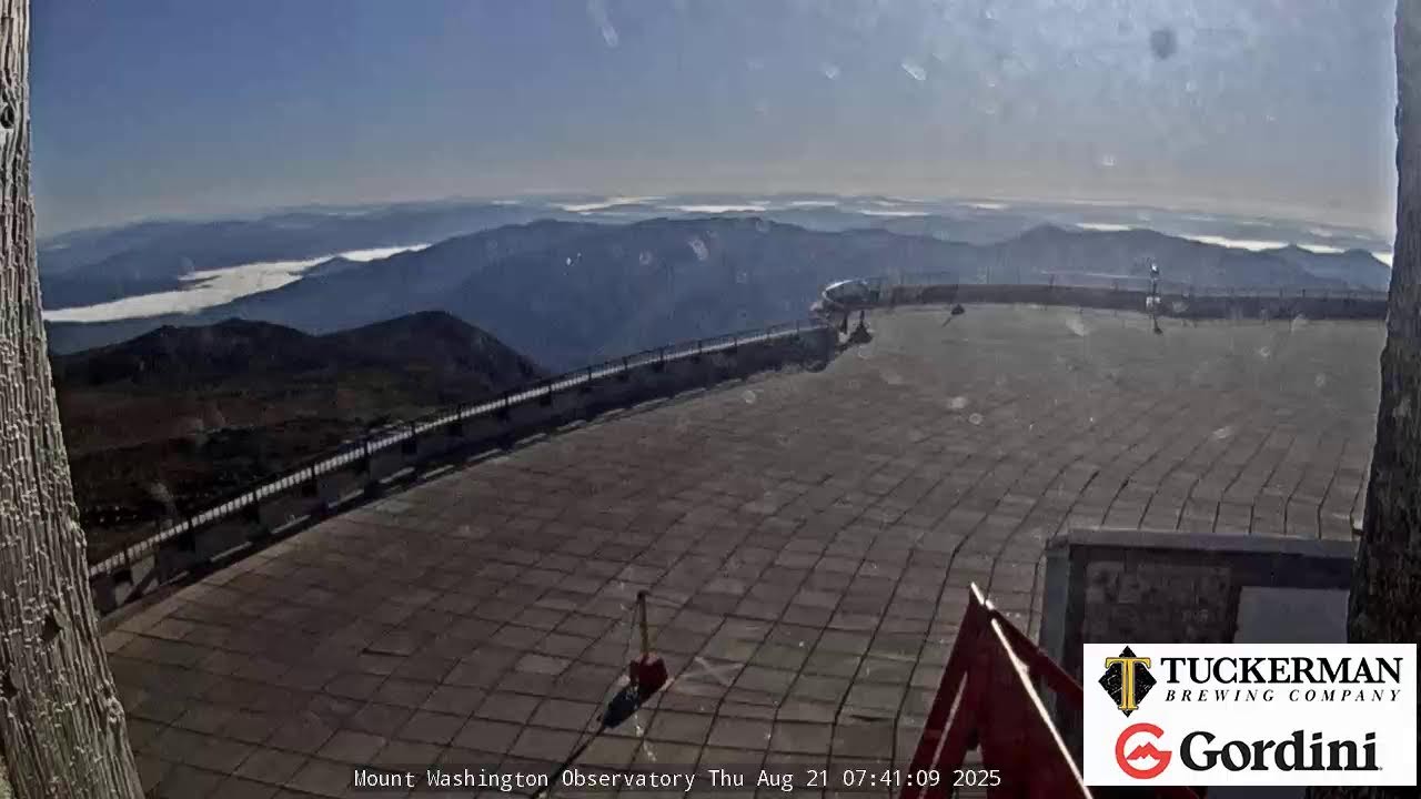 LIVE: Mount Washington Observatory Deck Cam