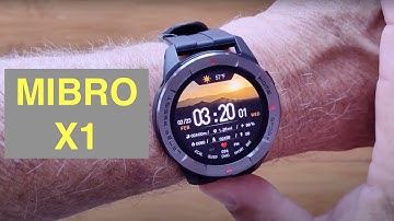 MIBRO X1 5ATM Waterproof BT5 AMOLED Always-On Screen Long Life Smartwatch: Unboxing and 1st Look
