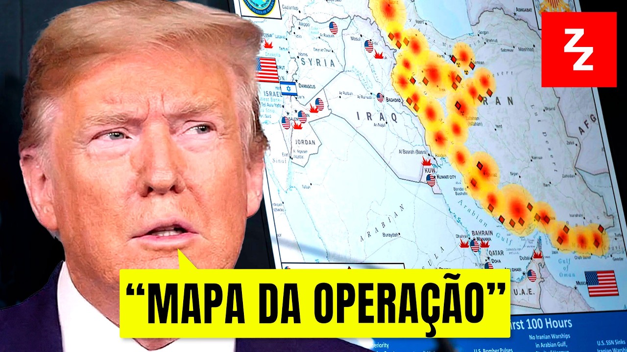 Ação dos EUA no IRÃ detalhada — análise revela pontos críticos no MAPA OFICIAL