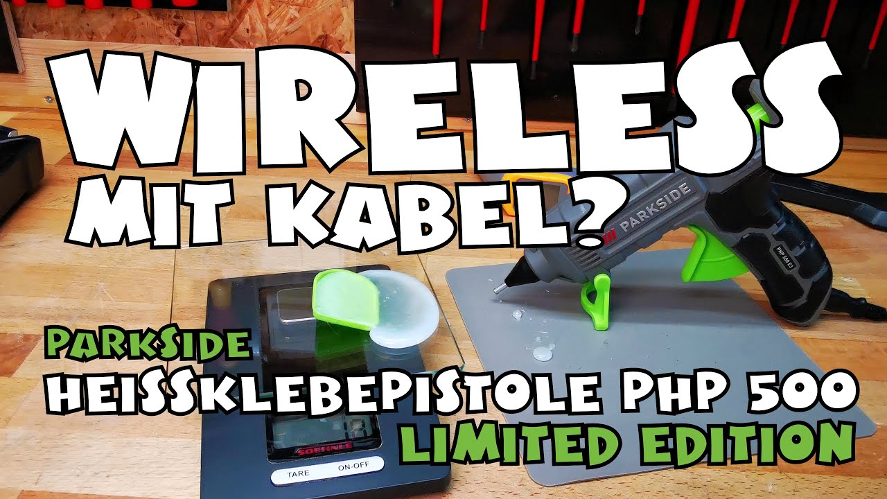 Kabellos: Heissklebepistole PHP 500 E3 Limited Edition von Lidl PARKSIDE® -  YouTube