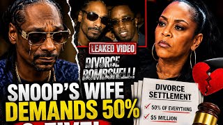 Snoop  Dogg's wife files for divorce after Diddy tape leaked and demands 50%.