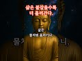 삶은 한순간의 흐름입니다 #법륜스님 #석가모니가르침 #법정스님