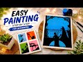 Easy Aesthetic Painting Ideas 🎨 | Simple Mini Art Compilation