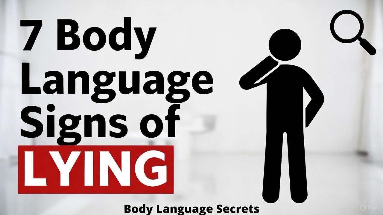 Sign Language Lie 7 Body Language Signs Someone Is Lying to Your Face - YouTube