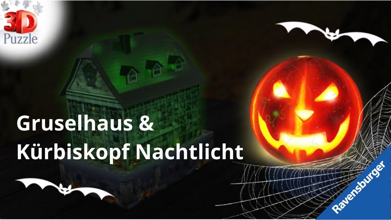 3D Puzzle Kürbiskopf Nachtlicht   Familienblog