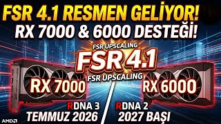 AMD FSR Upscaling 4.1, Radeon RX 7000 GPU'larına, Ve RX 6000'e resmi olarak geliyor. ( Sonunda )
