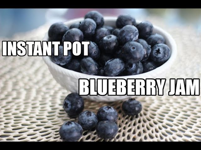 Instant Pot Blueberry Jam