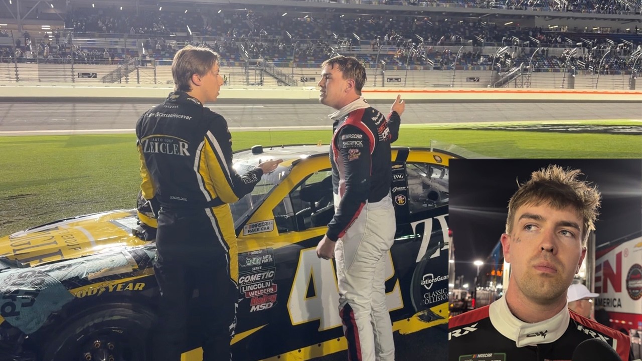 Carson Ware Goes Off on Carson Hocevar After Daytona — Interviews from ...
