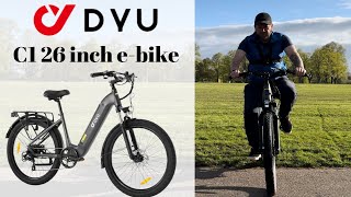 DYU C1 26 inch electric bike, first ride and thoughts. #electricbike #ebike