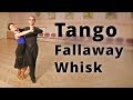 Fouet tango fallaway  pas de danse