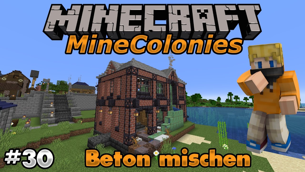 Wir bauen Betonmischer und Pfeilmacher - Minecraft Minecolonies #30