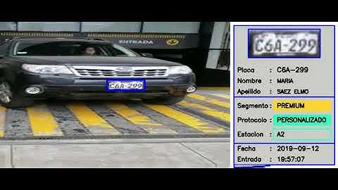 Visión computacional para el reconocimiento de placas/matrículas