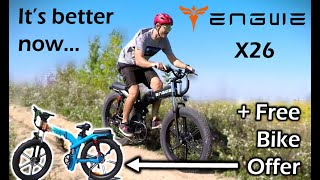 Engwe X26 UPGRADED!...Updated Design + Mods = The Ultimate Fat Tire E-Bike