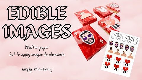 Edible Images Tutorial (Waffer Paperp/ How to Apply)