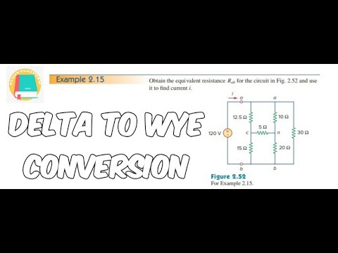 Example 2.15 | Delta to wye conversion | Chapter 2 | Fundamental of ...