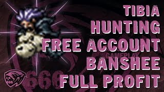 TIBIA - Banshee Hunt - Easy Profit +200k/h