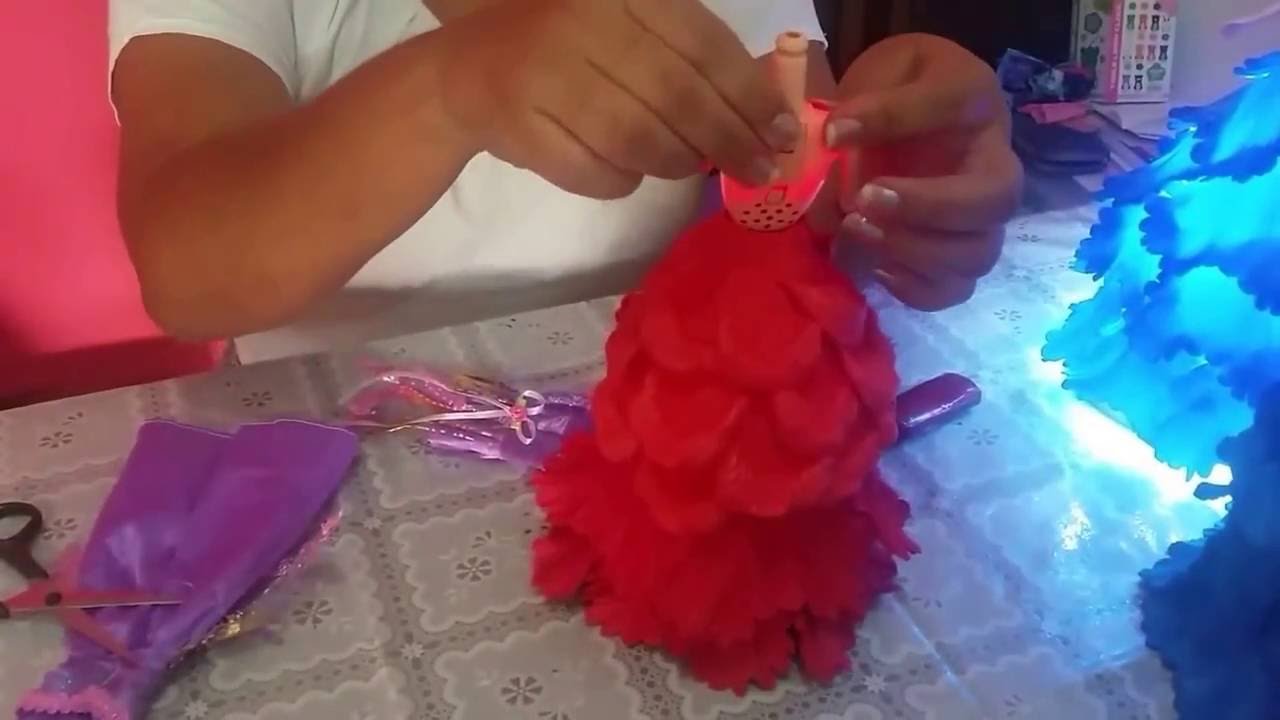 Abaju com 2 tipo de pétalas