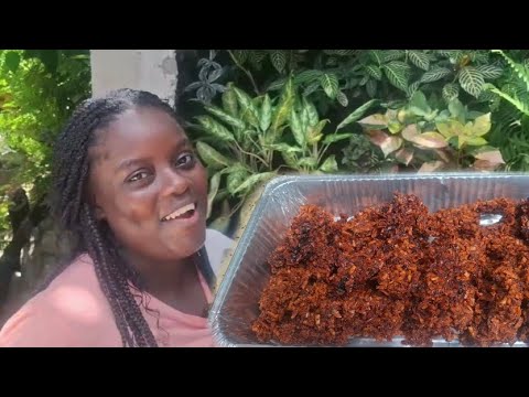 Making some Jamaican COCONUT DROPS for my grandma (mama)