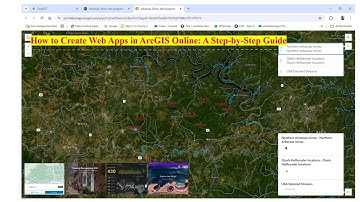 How to Create Web Apps in ArcGIS Online: A Step-by-Step Guide