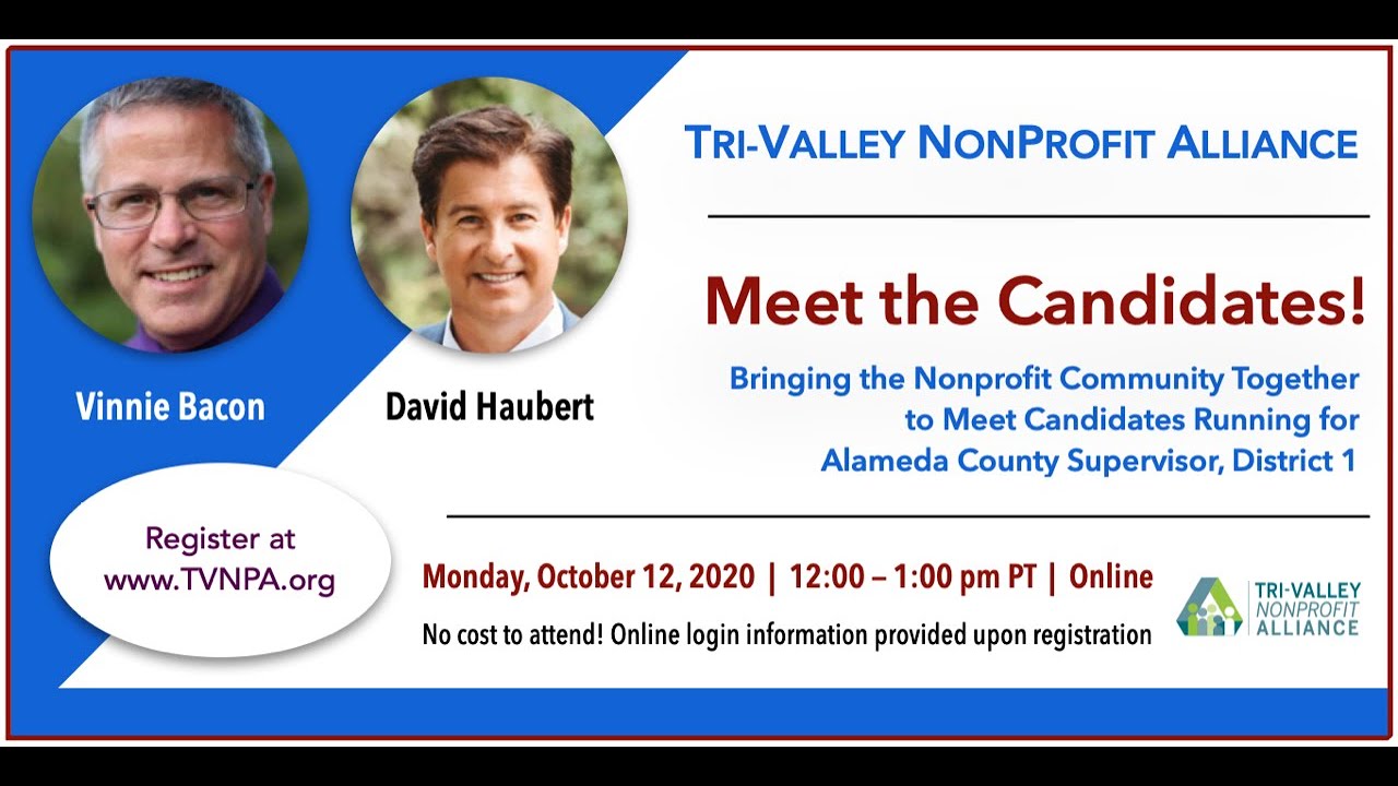 TVNPA Hosts “Meet the Candidates” for Alameda County Supervisor, District 1  - YouTube