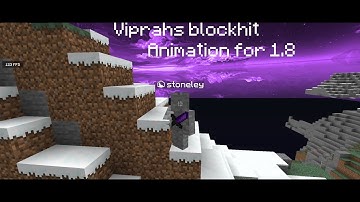 How to get the old 1.7 blockhit animation (viprahs blockhit animation)
